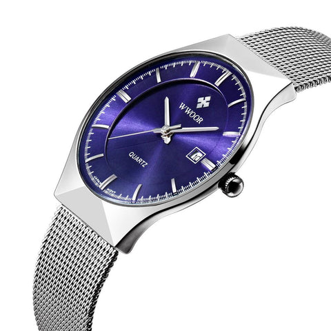 Shark Bezel Swirl Design Men Wristwatch