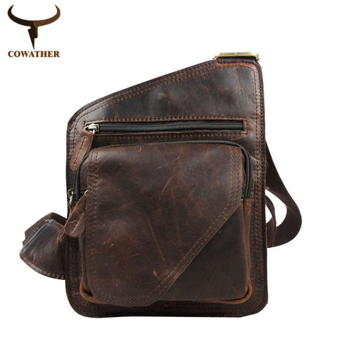 Leather Messenger Bag