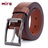 Marcas Leather Pin Buckle belt