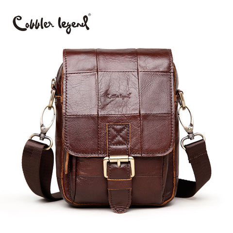 Casual Crazy Horse Leather Messenger Bag