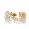 GOLD CRYSTAL CUFFLINKS