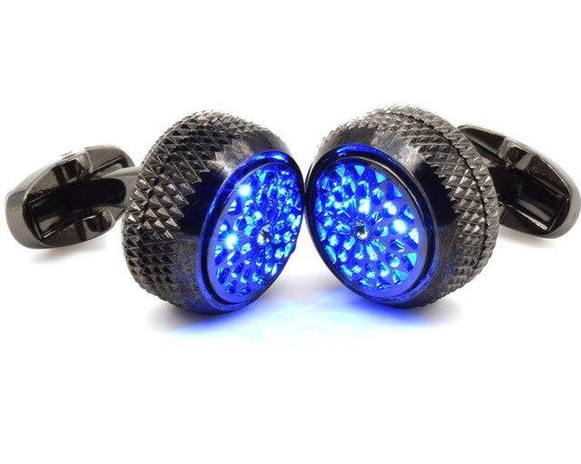 LED lighting tuxedo cufflinks