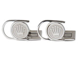 silver plated cufflinks