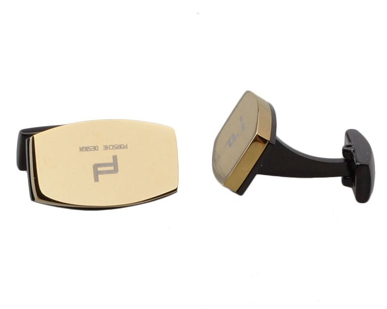 PORSCHE DESIGN INSPIRED BLACK GUN PLATED CUFFLINKS