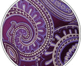 Paisley Purple Lavender Tie, 100% Silk